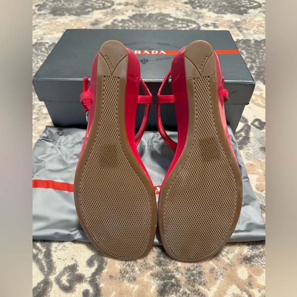 Prada Strap Sandle with Micro Heel - Picture 5 of 7